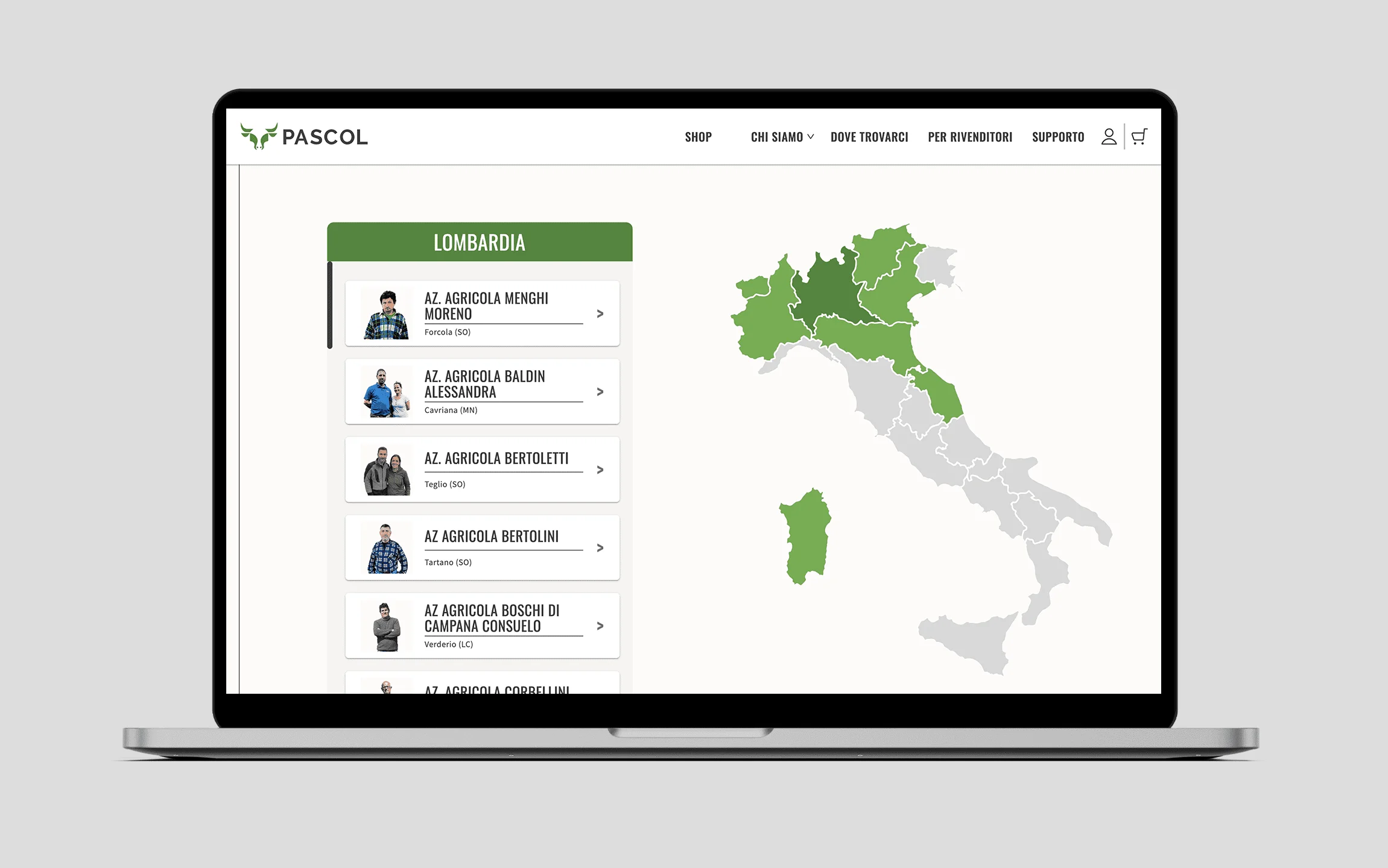 Mappa interattiva